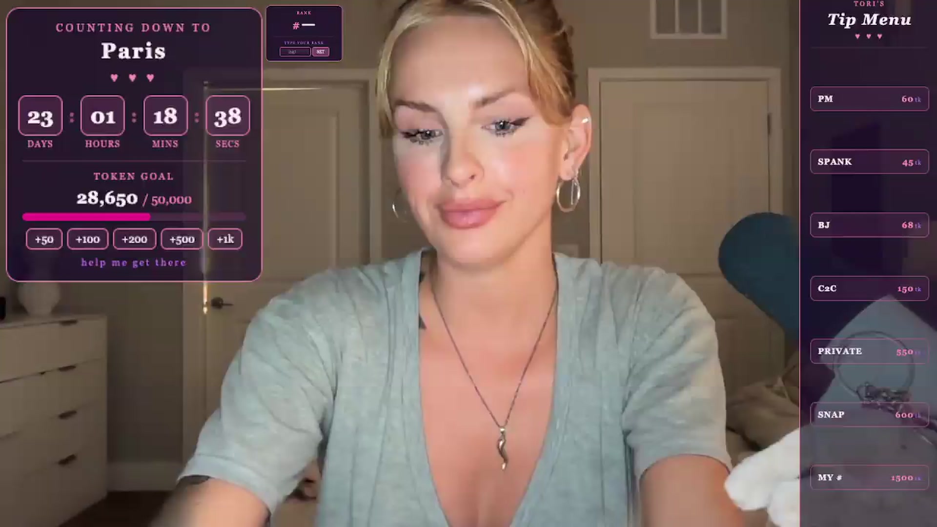 Gallery image thumbnail from GodessTatiRae's myfreecams stream on, 05/02/2026, 05:03 image 3 of 20