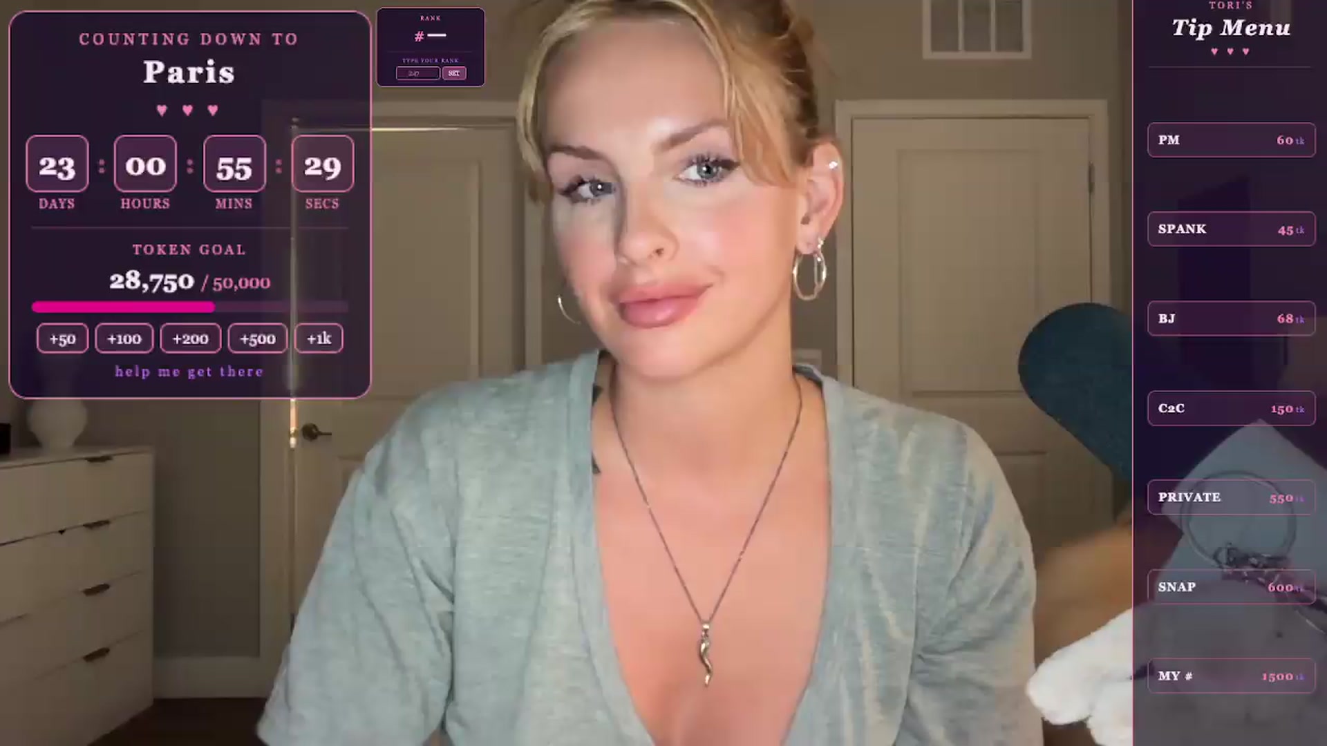 Gallery image thumbnail from GodessTatiRae's myfreecams stream on, 05/02/2026, 05:03 image 6 of 20