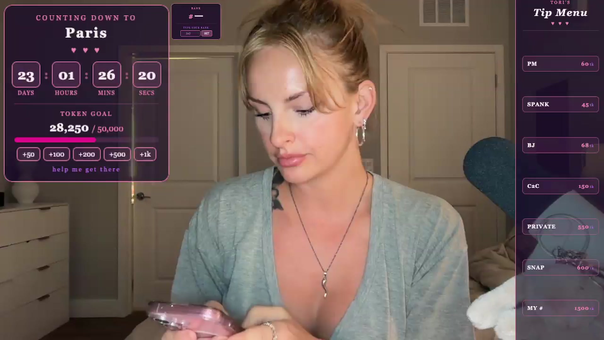 Gallery image thumbnail from GodessTatiRae's myfreecams stream on, 05/02/2026, 05:03 image 2 of 20