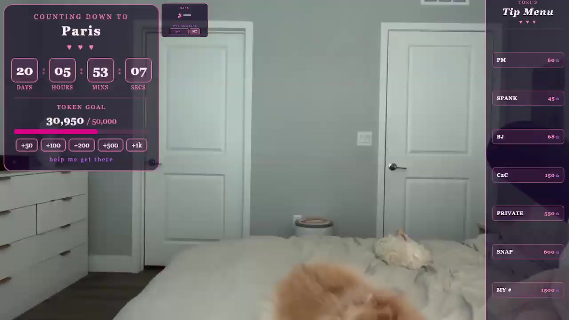 Gallery image thumbnail from GodessTatiRae's myfreecams stream on, 05/04/2026, 22:41 image 5 of 20