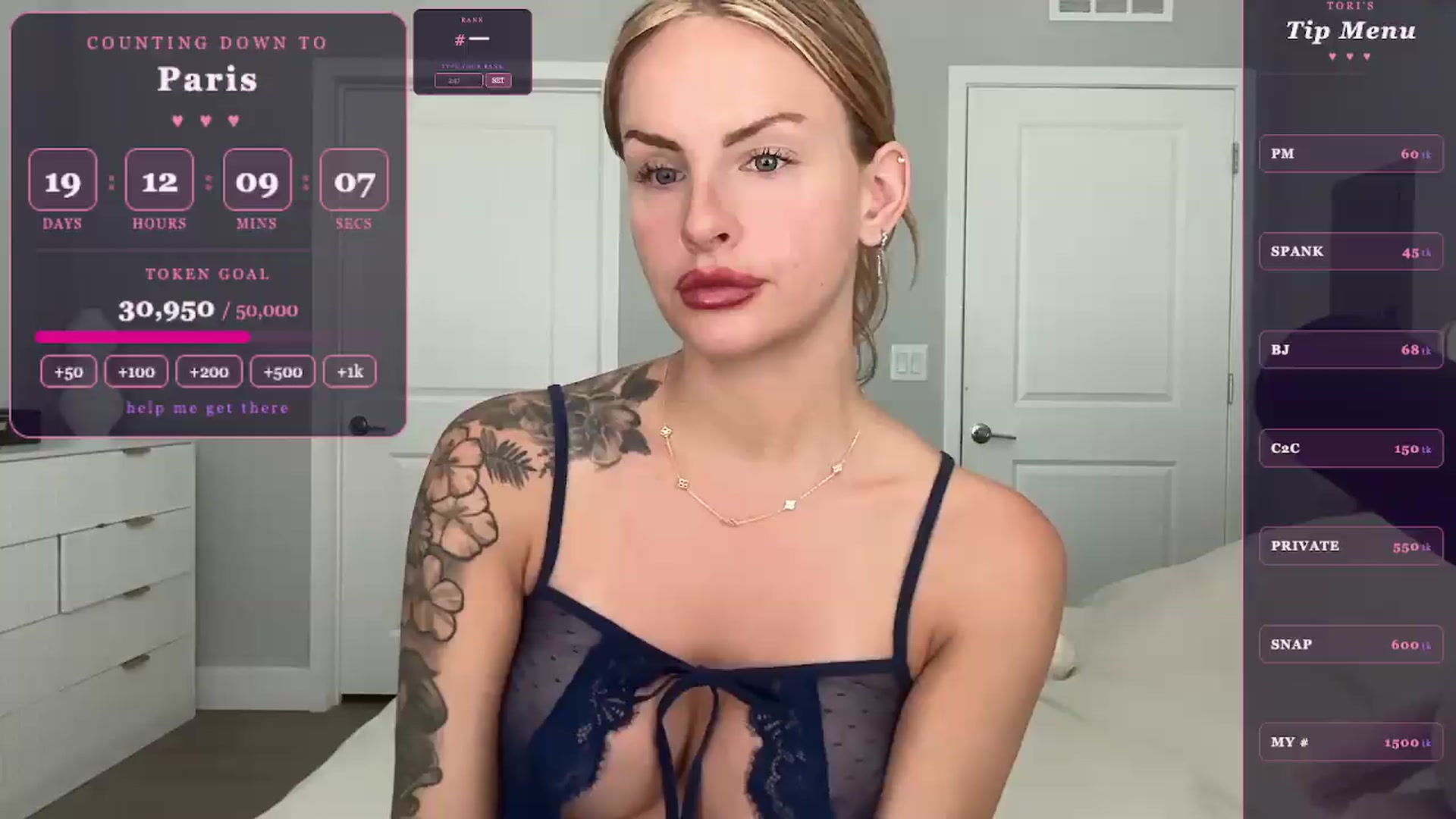 Gallery image thumbnail from GodessTatiRae's myfreecams stream on, 05/05/2026, 16:22 image 8 of 20