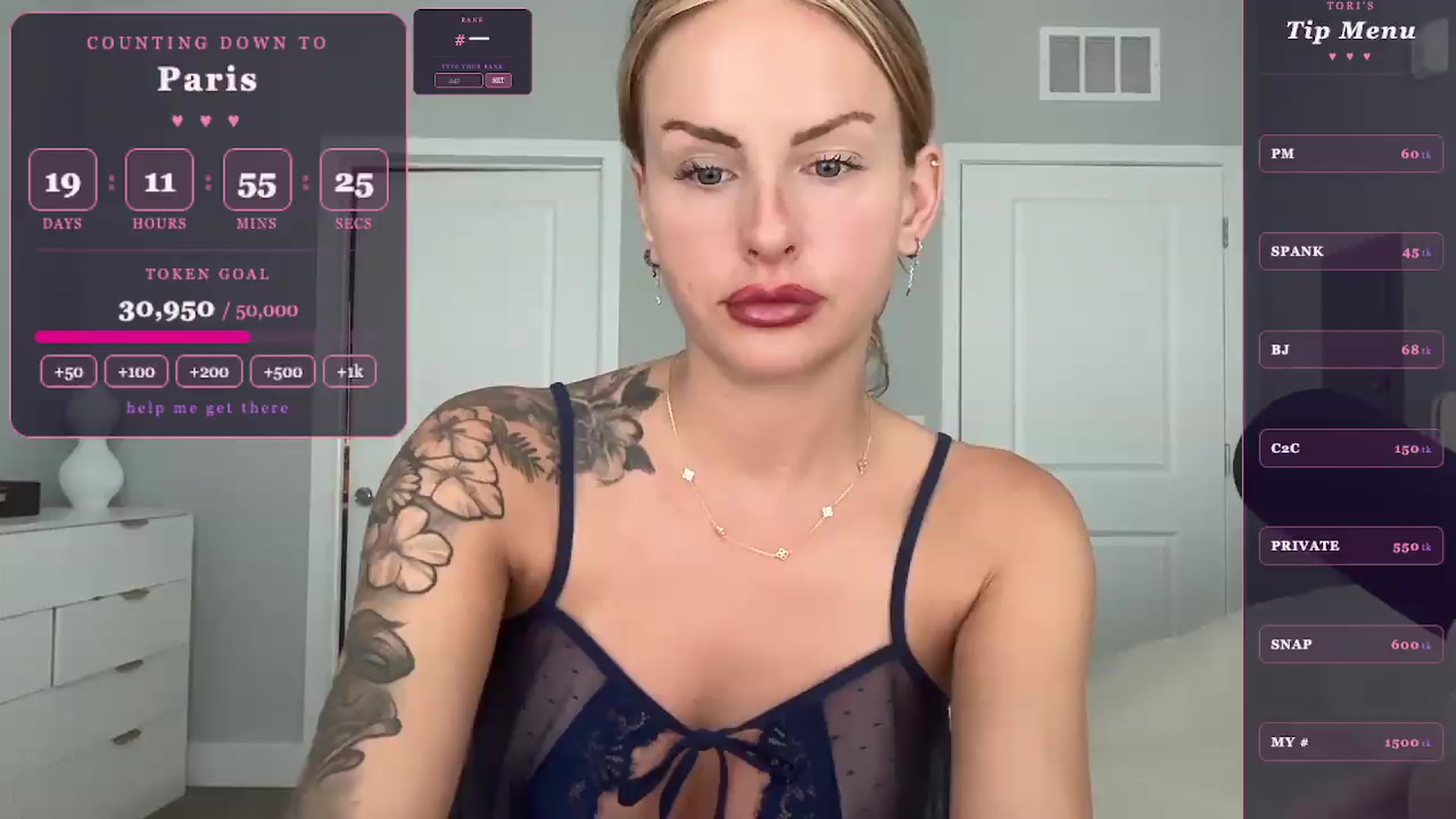Gallery image thumbnail from GodessTatiRae's myfreecams stream on, 05/05/2026, 16:22 image 14 of 20