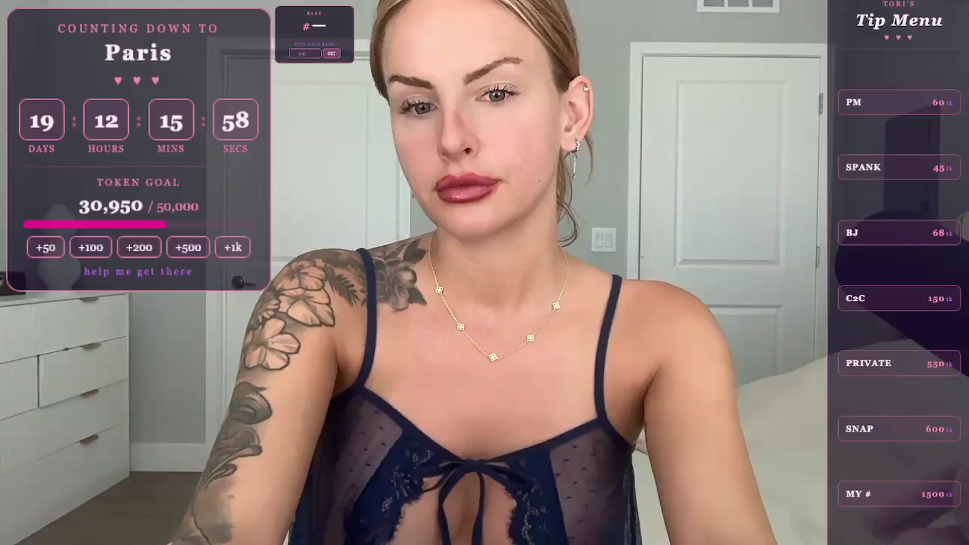 Gallery image thumbnail from GodessTatiRae's myfreecams stream on, 05/05/2026, 16:22 image 5 of 20