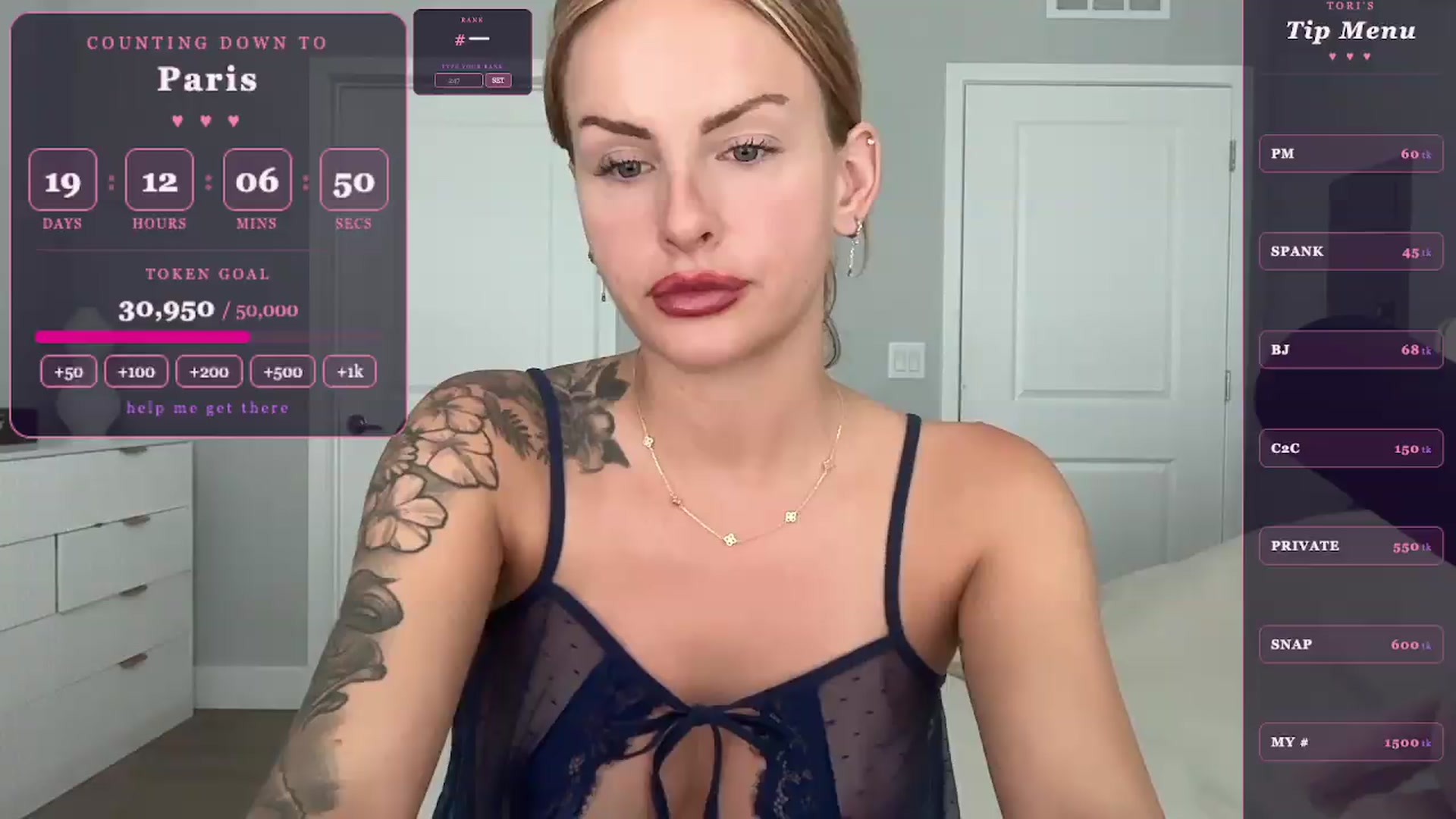 Gallery image thumbnail from GodessTatiRae's myfreecams stream on, 05/05/2026, 16:22 image 9 of 20