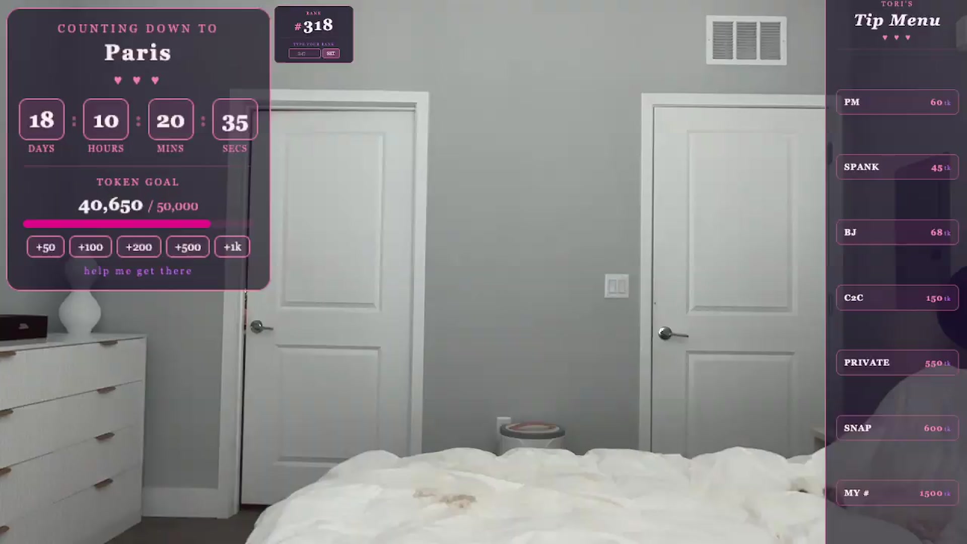 Gallery image thumbnail from GodessTatiRae's myfreecams stream on, 05/06/2026, 17:55 image 5 of 20