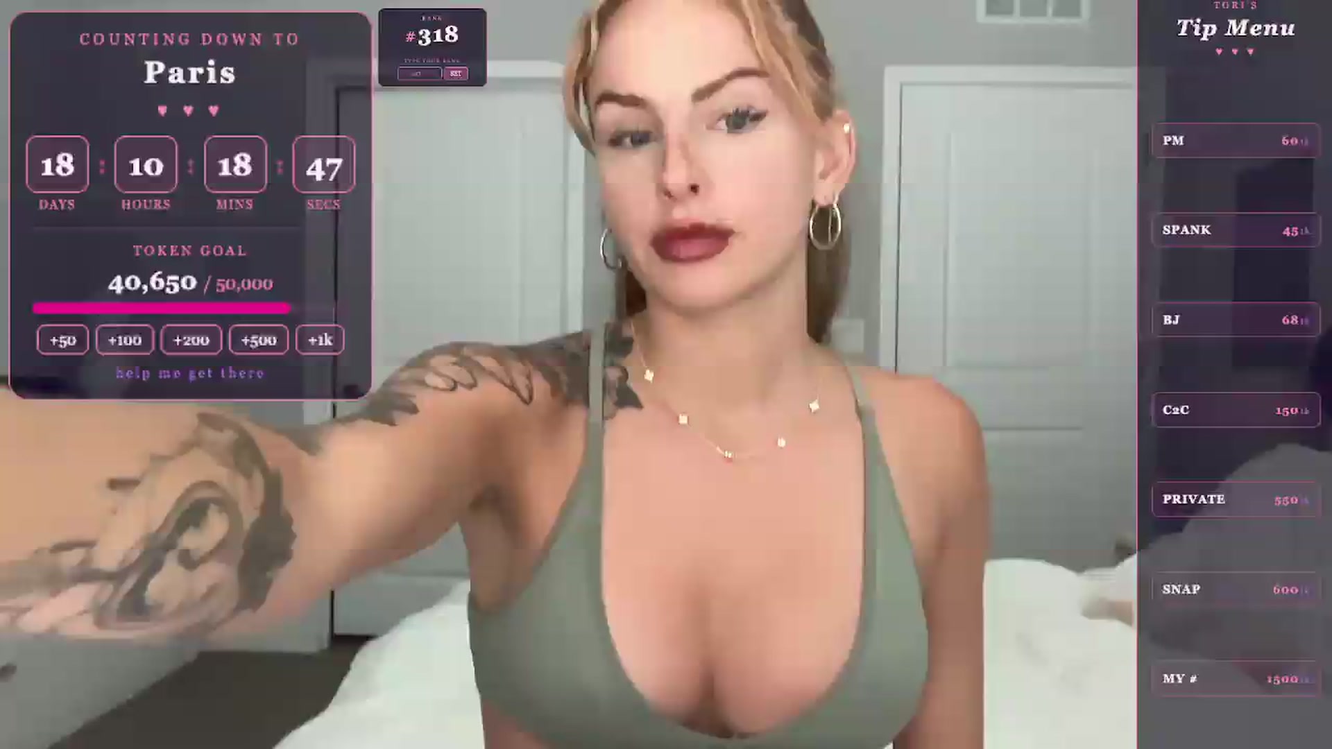 Gallery image thumbnail from GodessTatiRae's myfreecams stream on, 05/06/2026, 17:55 image 7 of 20