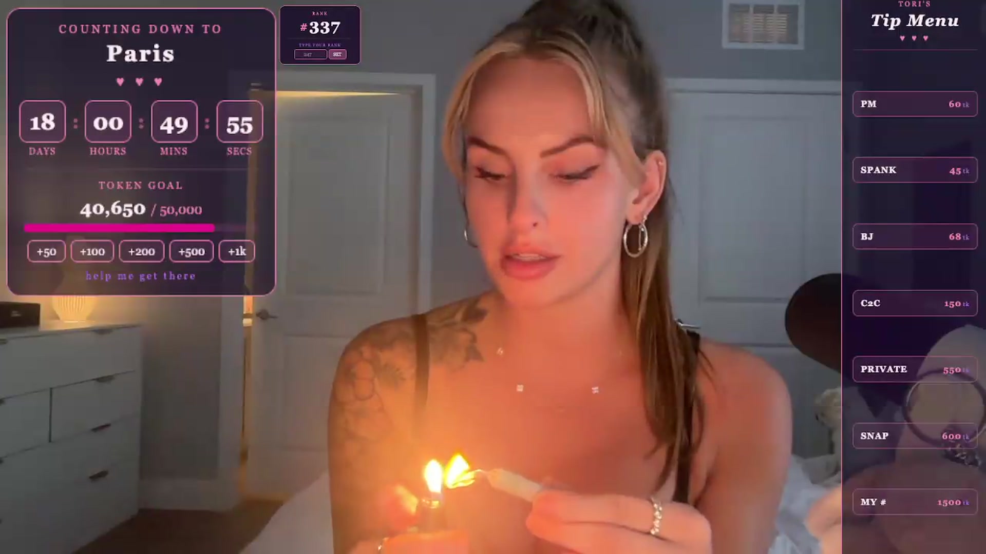 Gallery image thumbnail from GodessTatiRae's myfreecams stream on, 05/07/2026, 03:38 image 12 of 20