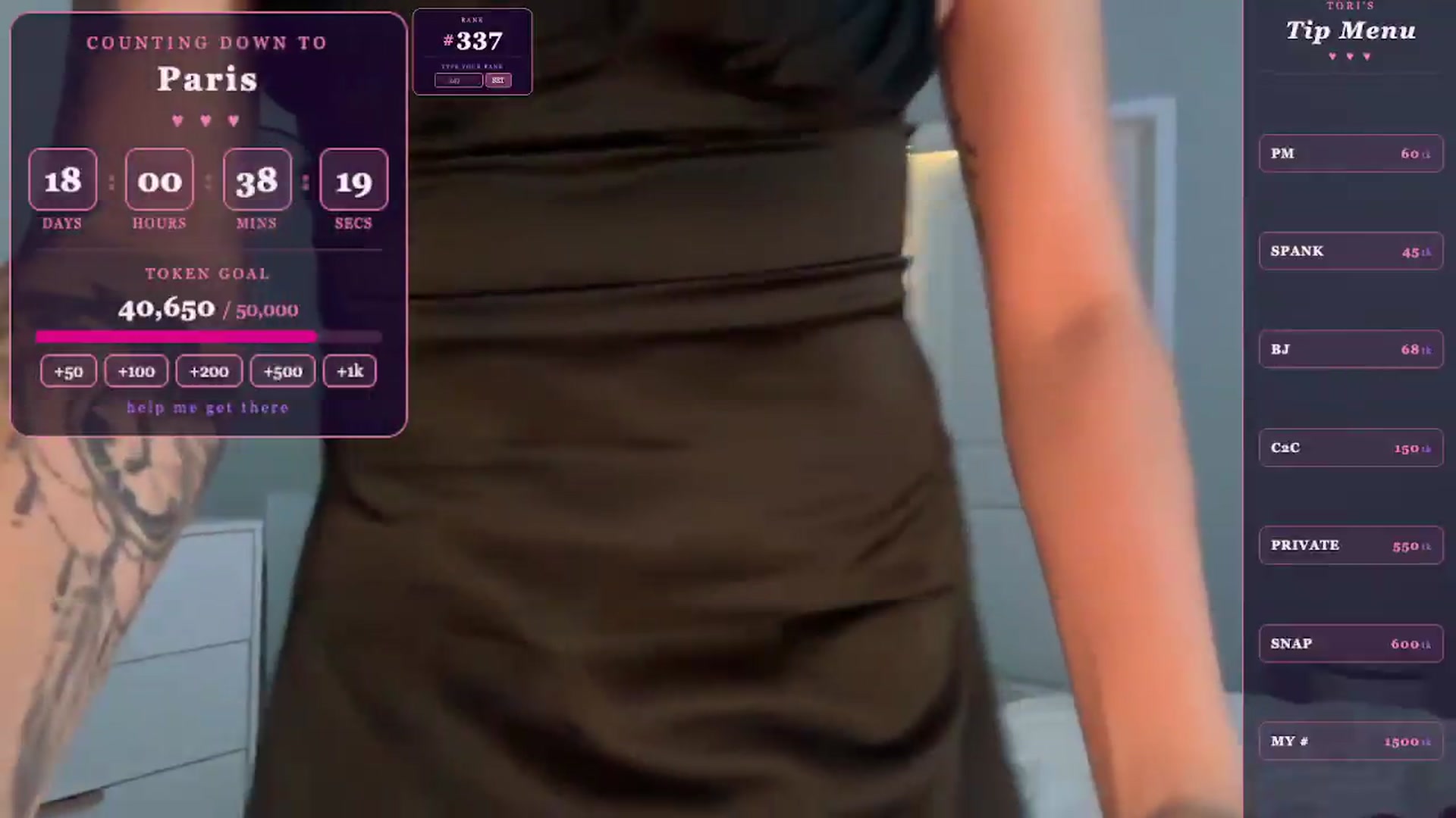 Gallery image thumbnail from GodessTatiRae's myfreecams stream on, 05/07/2026, 03:38 image 16 of 20