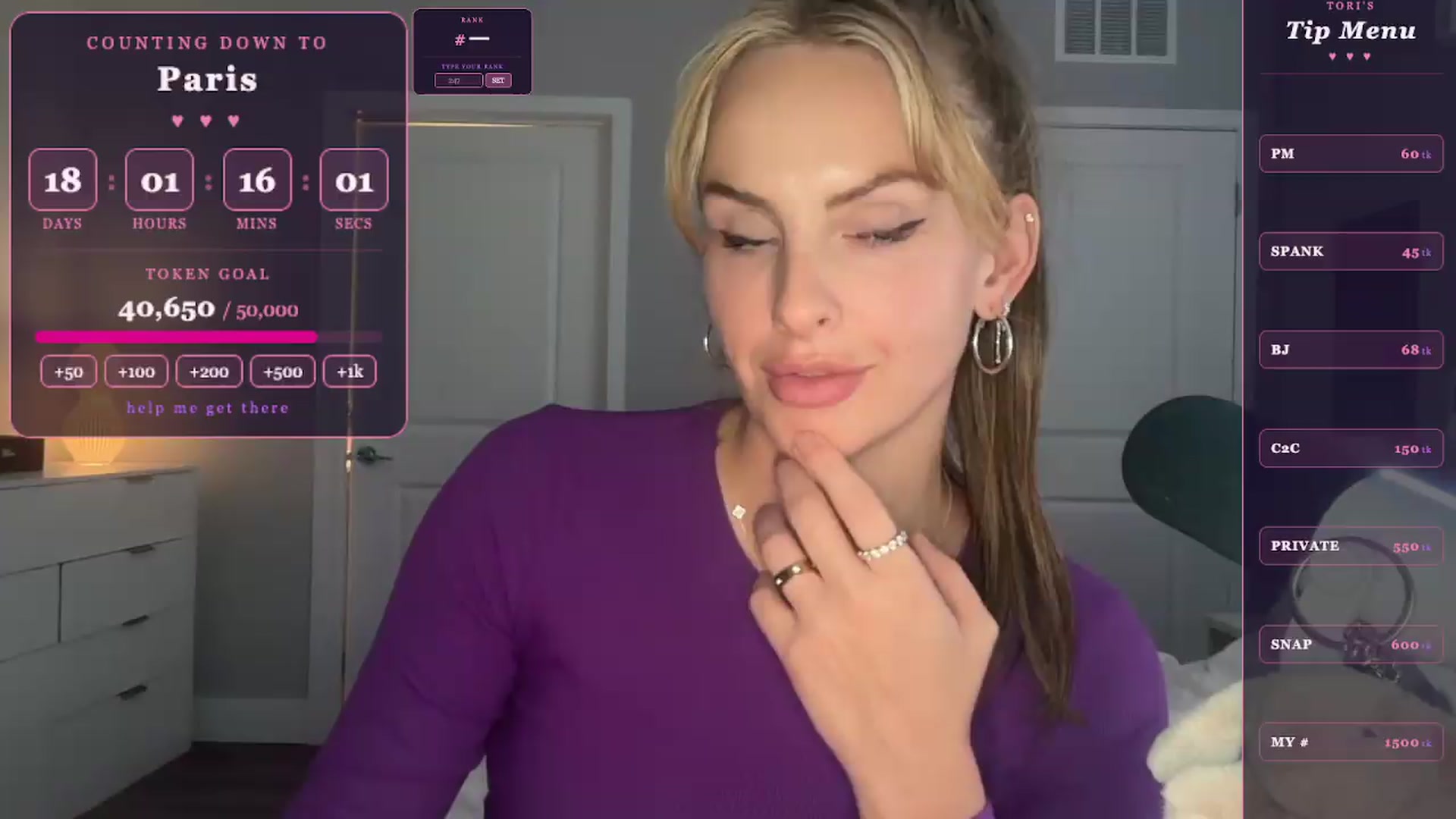 Gallery image thumbnail from GodessTatiRae's myfreecams stream on, 05/07/2026, 03:38 image 3 of 20