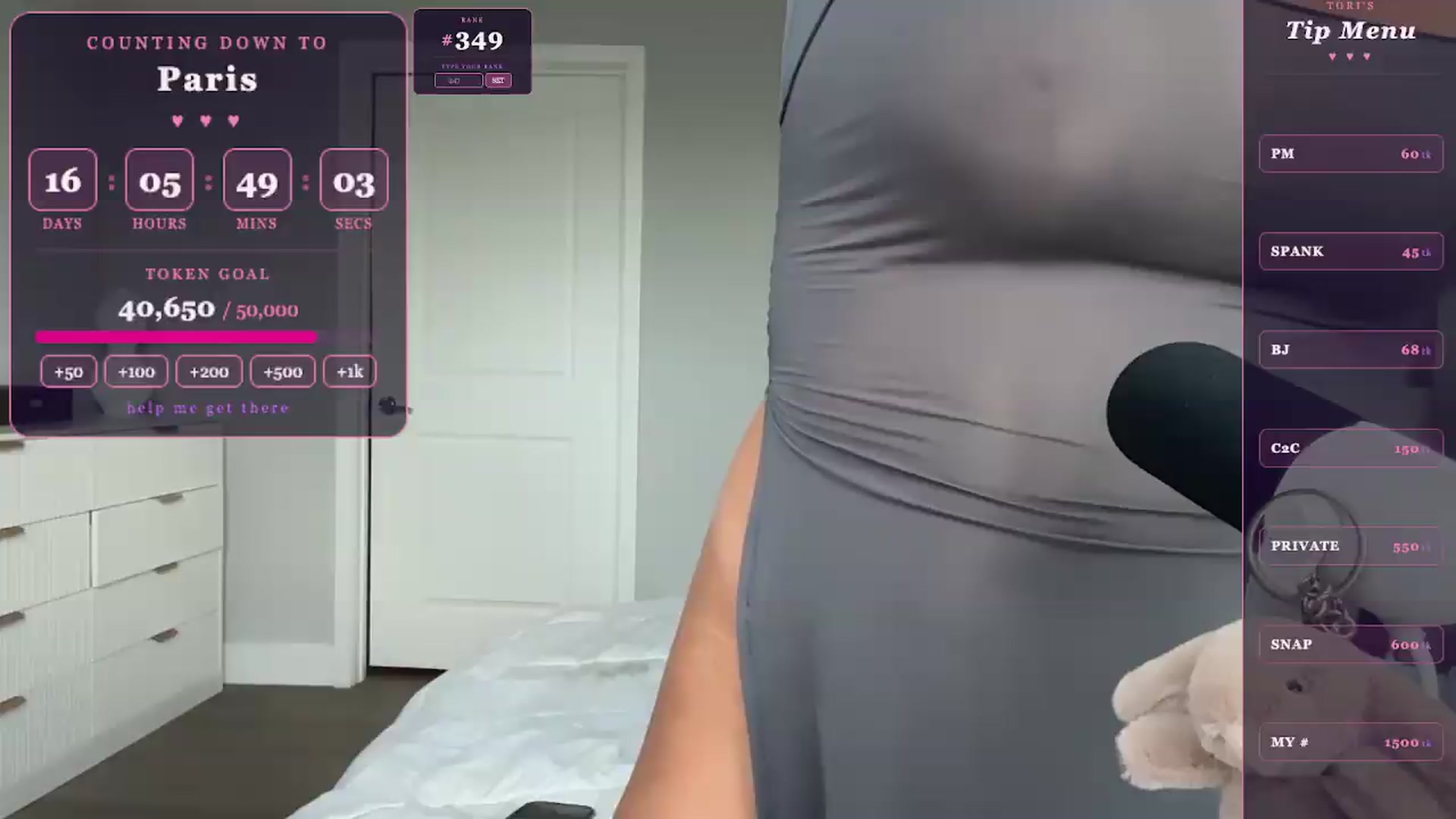 Gallery image thumbnail from GodessTatiRae's myfreecams stream on, 05/08/2026, 22:23 image 3 of 20