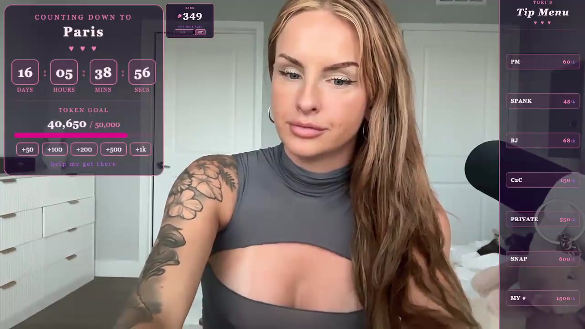 Gallery image thumbnail from GodessTatiRae's myfreecams stream on, 05/08/2026, 22:23 image 19 of 20