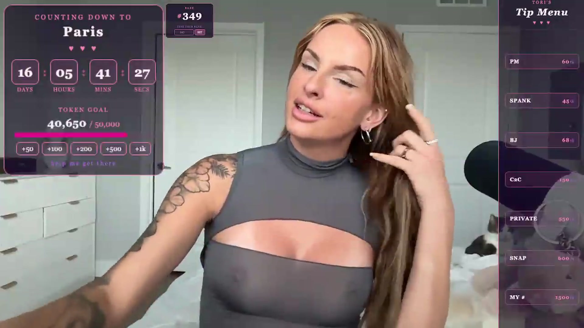 Gallery image thumbnail from GodessTatiRae's myfreecams stream on, 05/08/2026, 22:23 image 15 of 20