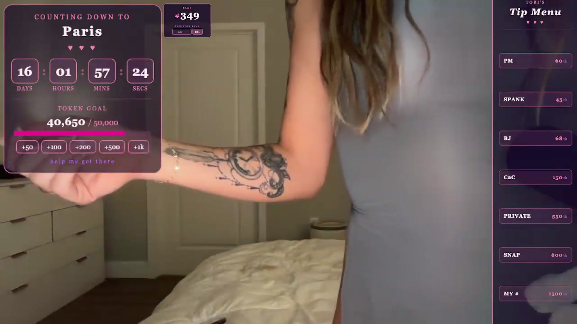 Gallery image thumbnail from GodessTatiRae's myfreecams stream on, 05/09/2026, 02:42 image 11 of 20