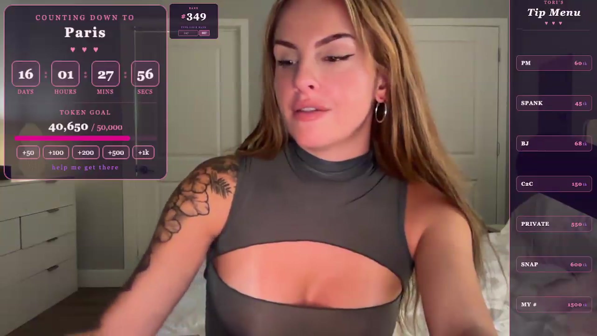 Gallery image thumbnail from GodessTatiRae's myfreecams stream on, 05/09/2026, 02:42 image 19 of 20