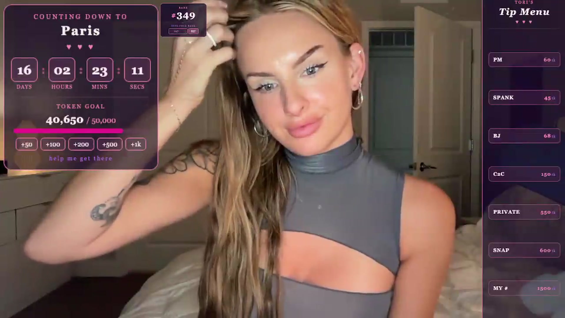 Gallery image thumbnail from GodessTatiRae's myfreecams stream on, 05/09/2026, 02:42 image 4 of 20