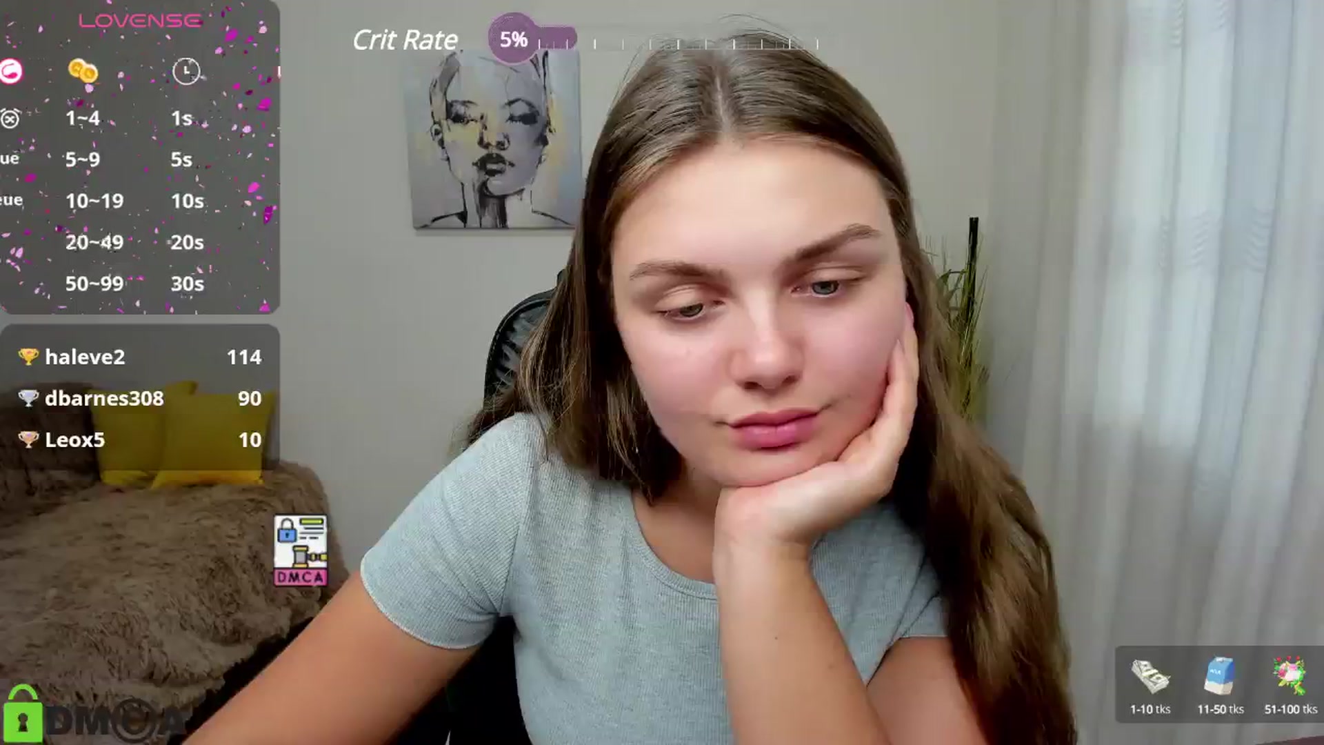 Gallery image thumbnail from Golden_doll_'s myfreecams stream on, 10/02/2024, 15:38 image 16 of 20