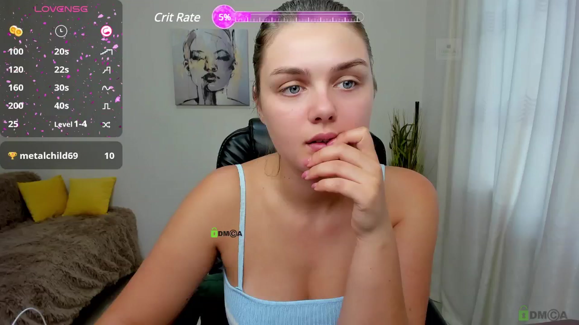 Gallery image thumbnail from Golden_doll_'s myfreecams stream on, 10/04/2024, 14:11 image 4 of 20