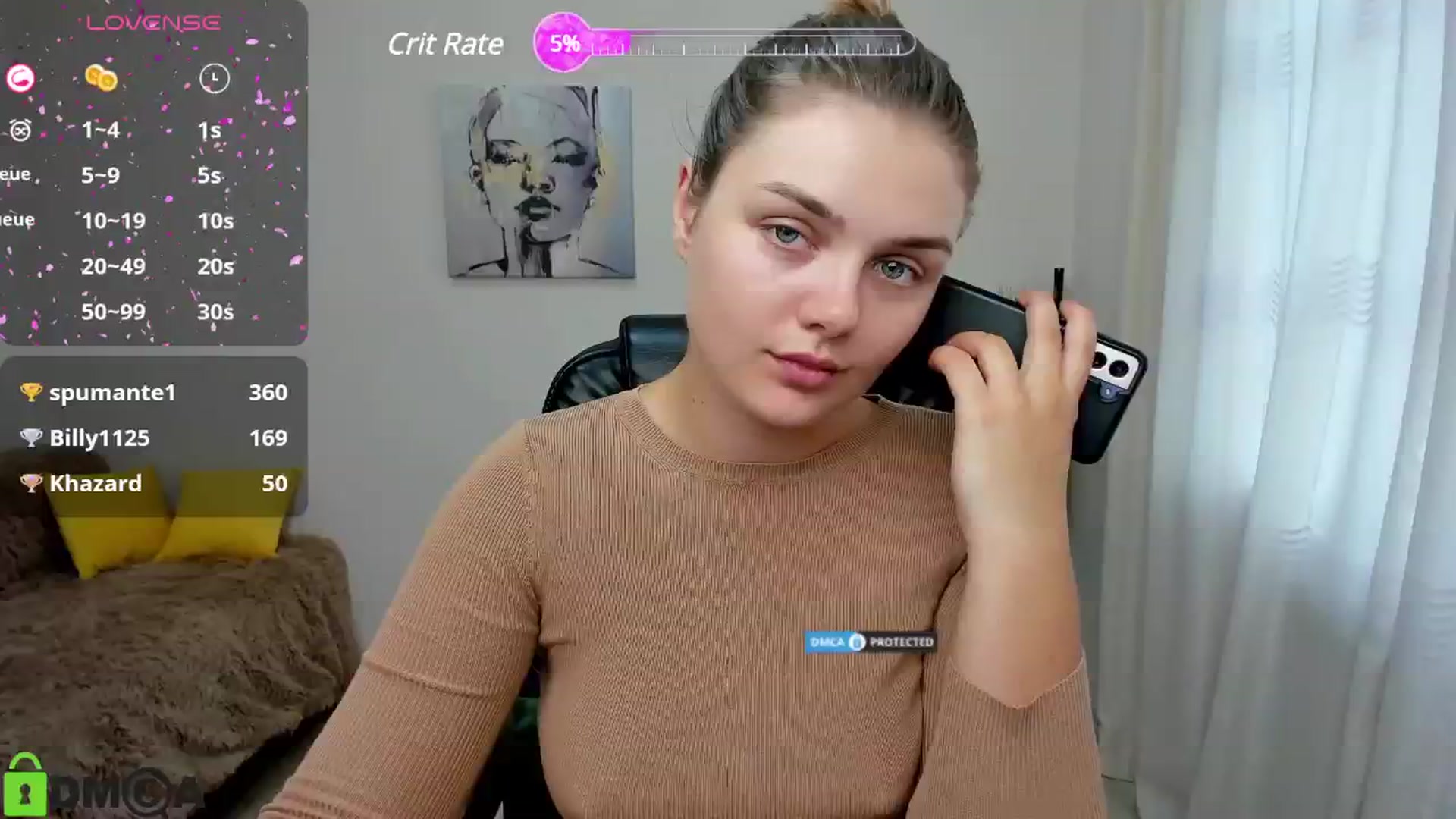 Gallery image thumbnail from Golden_doll_'s myfreecams stream on, 10/05/2024, 11:29 image 7 of 20