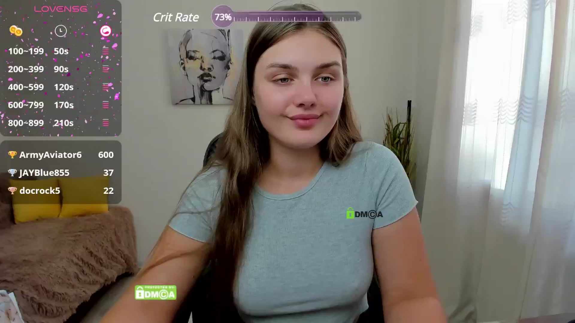 Gallery image thumbnail from Golden_doll_'s myfreecams stream on, 10/08/2024, 15:00 image 1 of 20