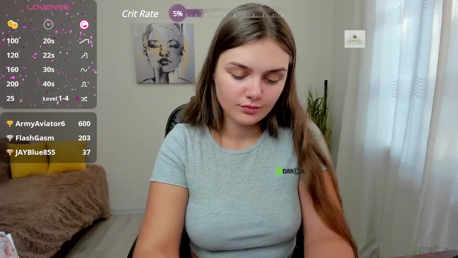 Gallery image thumbnail from Golden_doll_'s myfreecams stream on, 10/08/2024, 15:00 image 12 of 20