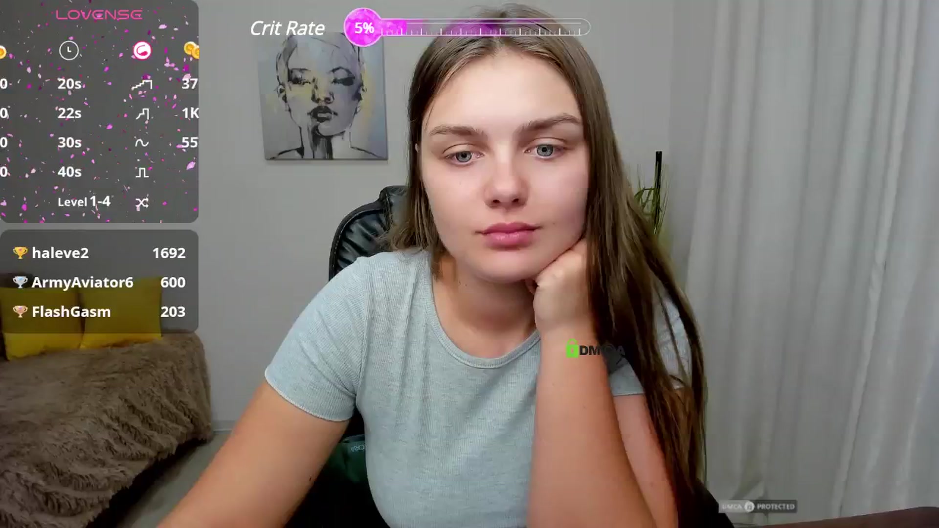 Gallery image thumbnail from Golden_doll_'s myfreecams stream on, 10/08/2024, 18:25 image 13 of 20
