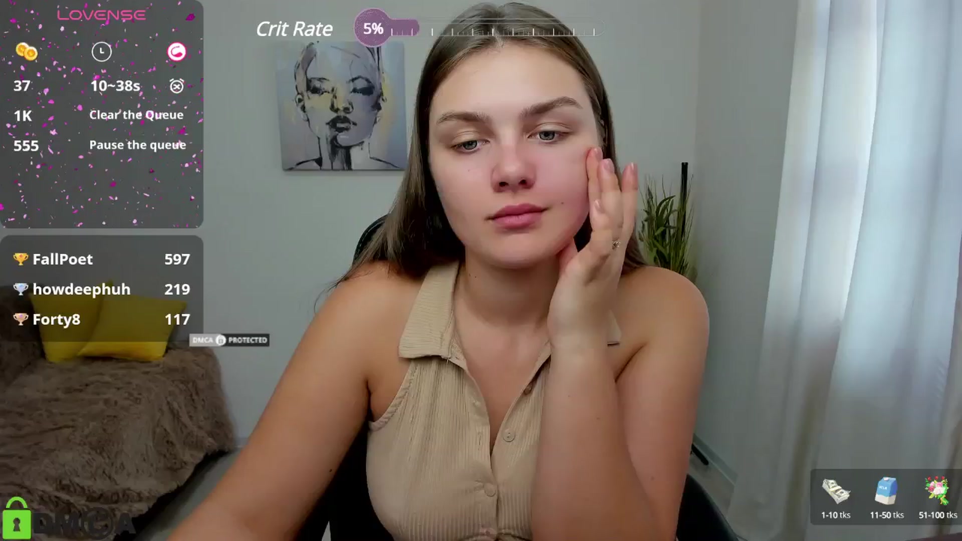Gallery image thumbnail from Golden_doll_'s myfreecams stream on, 10/13/2024, 11:56 image 4 of 20