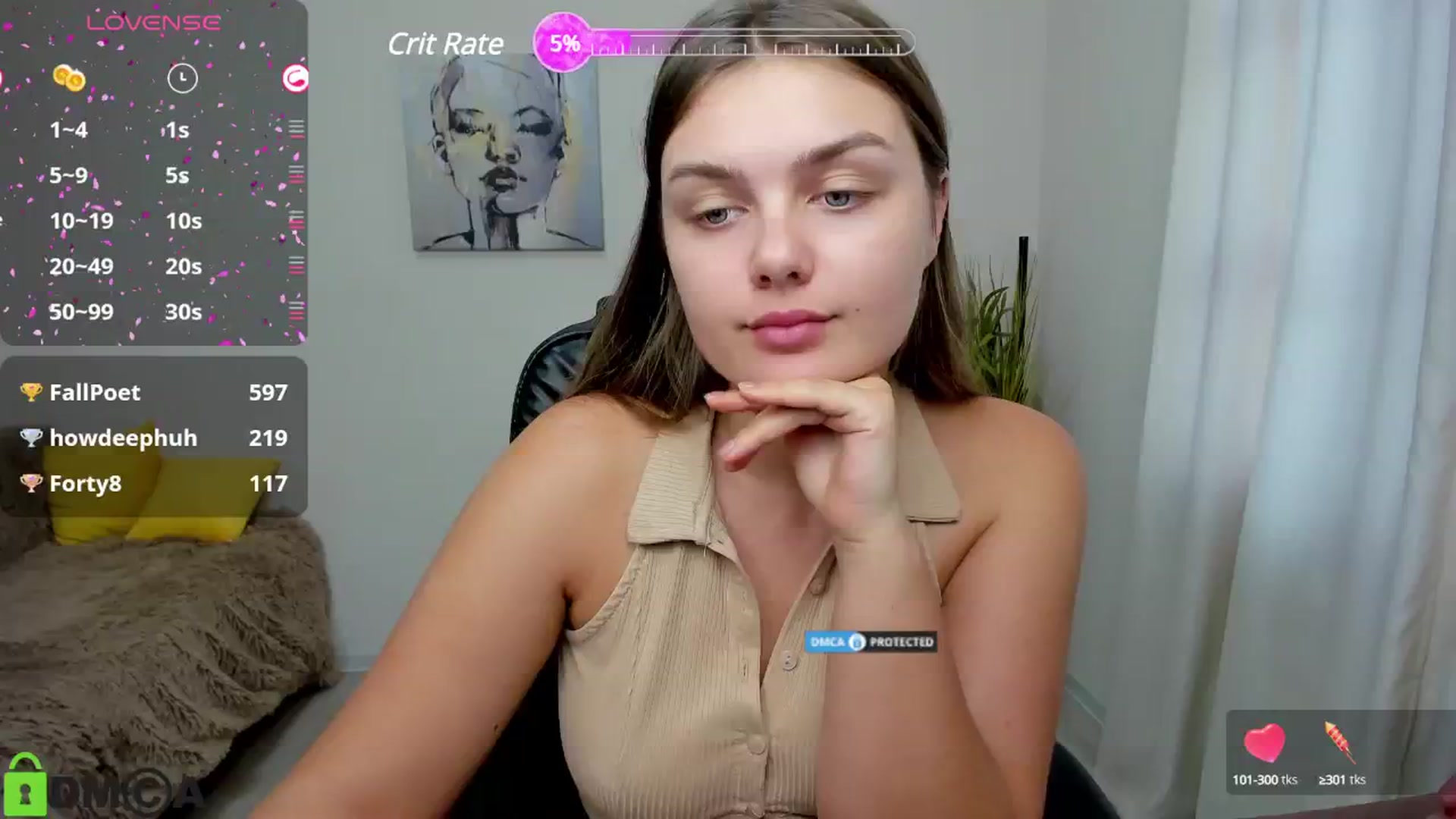 Gallery image thumbnail from Golden_doll_'s myfreecams stream on, 10/13/2024, 14:56 image 1 of 20