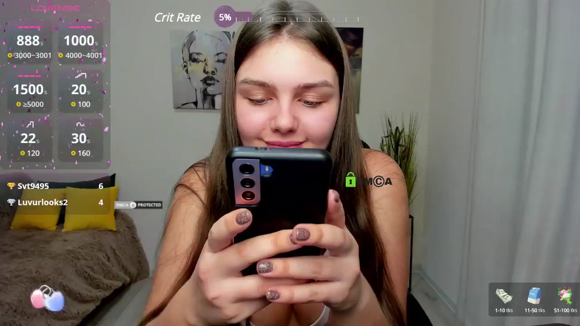 Gallery image thumbnail from Golden_doll_'s myfreecams stream on, 01/07/2025, 16:06 image 5 of 20