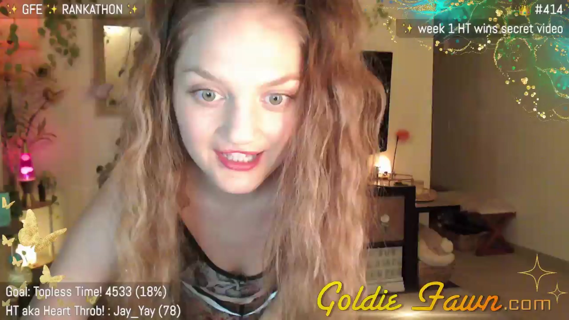 Gallery image thumbnail from GoldieFawn's myfreecams stream on, 04/04/2024, 04:12 image 10 of 20