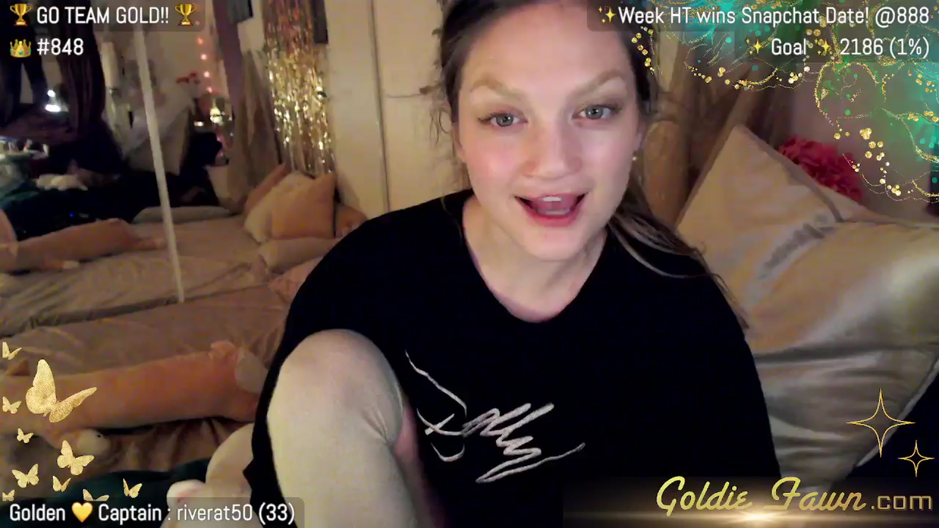 Gallery image thumbnail from GoldieFawn's myfreecams stream on, 04/10/2024, 09:19 image 1 of 20