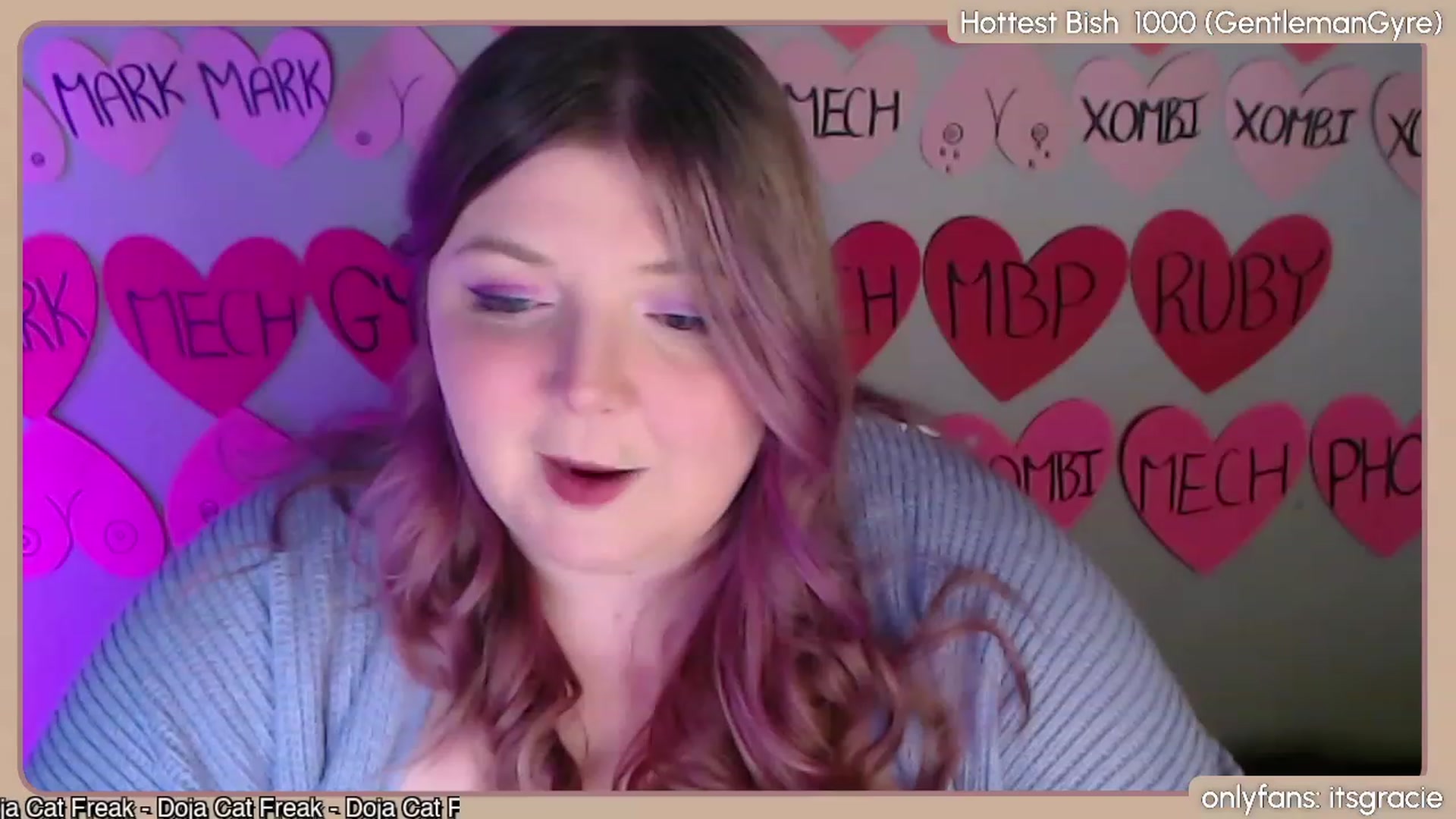 Gallery image thumbnail from Gracie's myfreecams stream on, 02/16/2024, 01:20 image 16 of 20