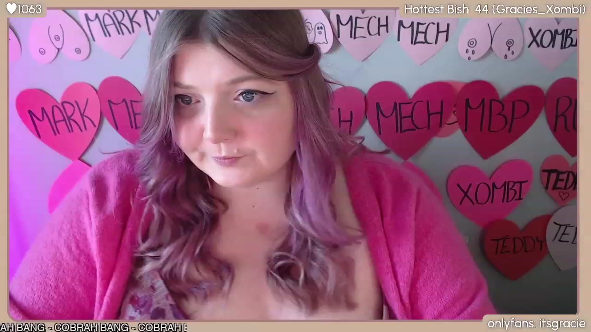 Gallery image thumbnail from Gracie's myfreecams stream on, 02/19/2024, 22:27 image 1 of 20