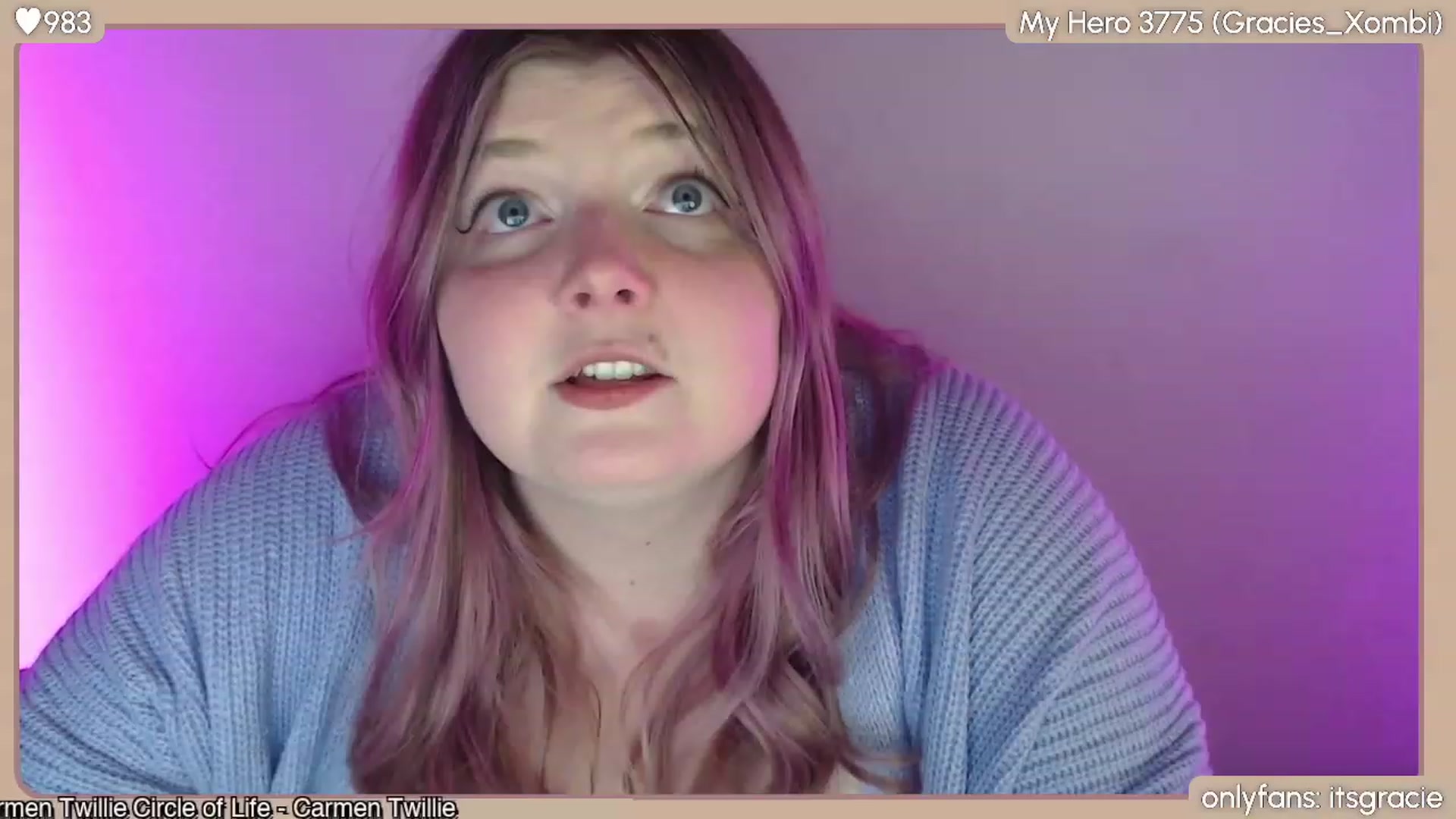 Gallery image thumbnail from Gracie's myfreecams stream on, 02/28/2024, 02:03 image 12 of 20