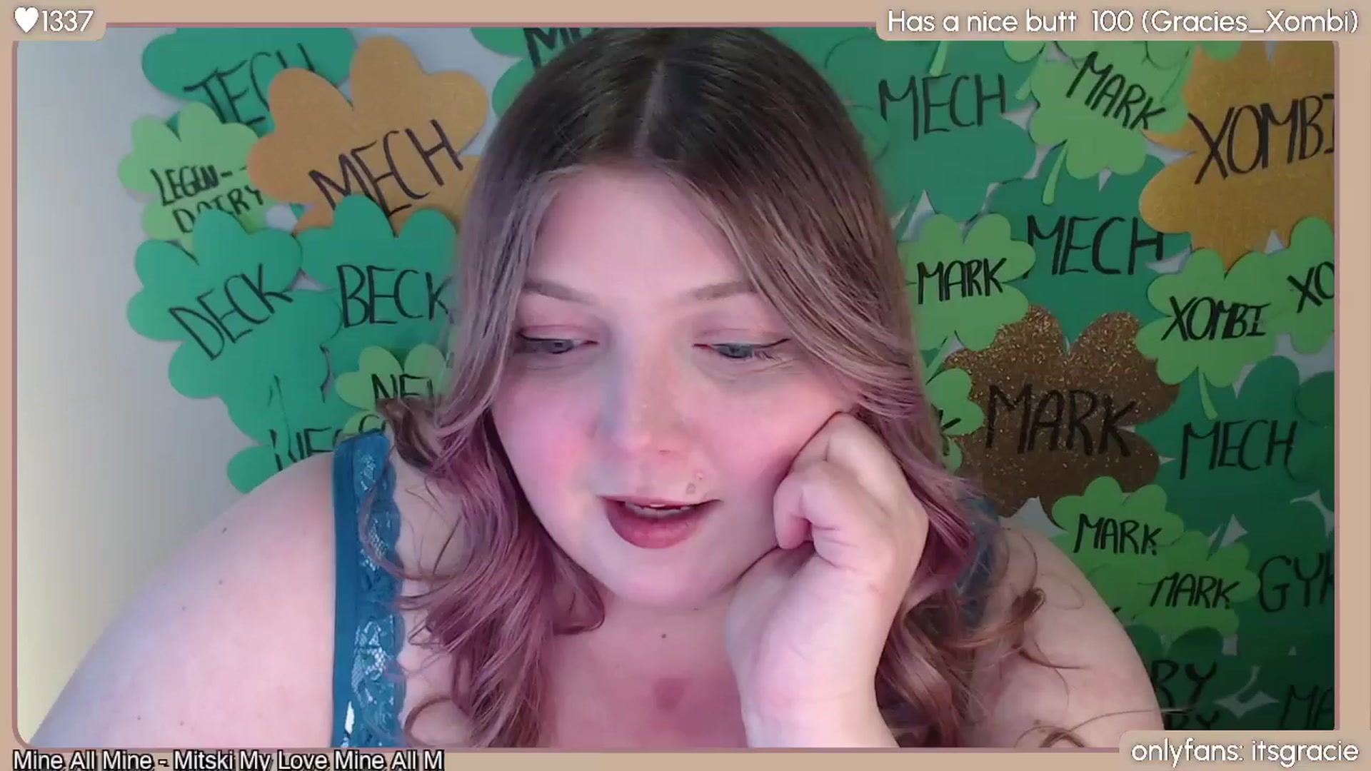 Gallery image thumbnail from Gracie's myfreecams stream on, 03/24/2024, 24:12 image 8 of 20