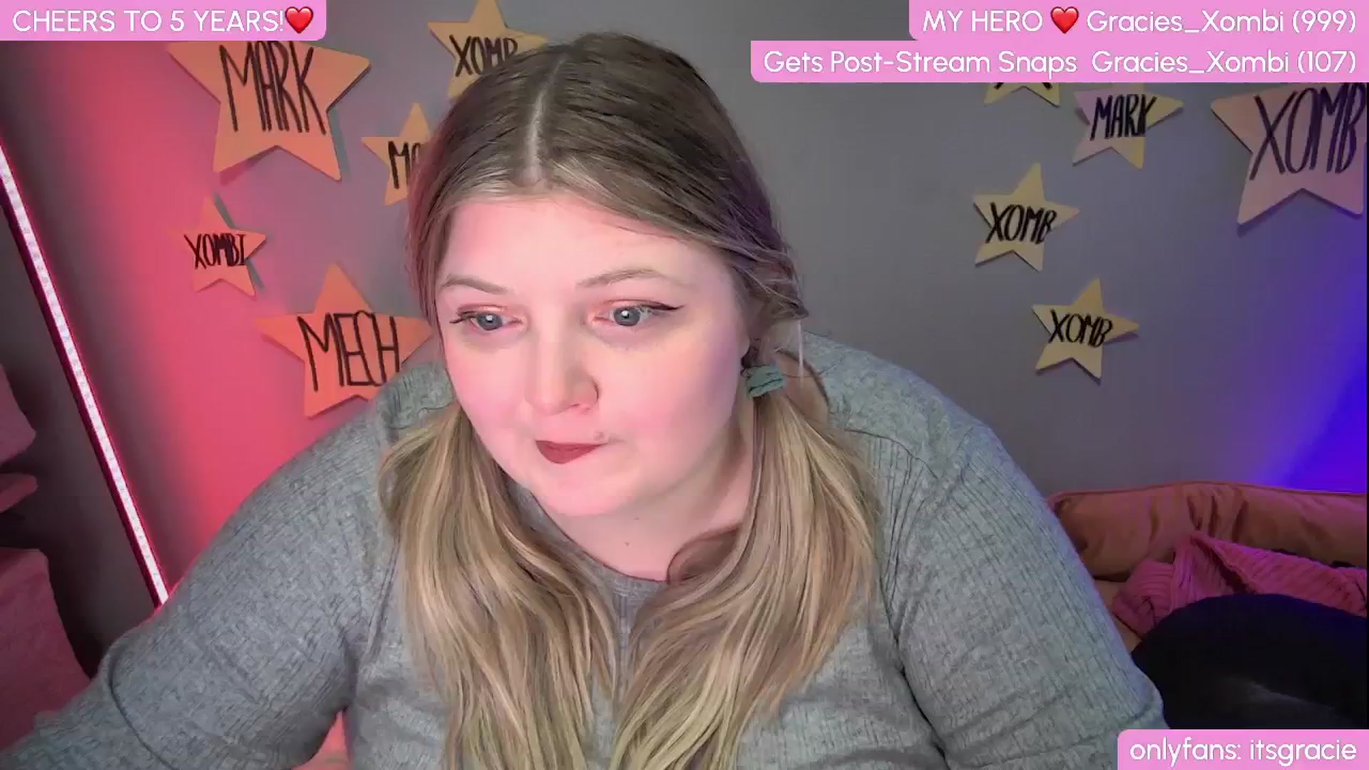 Gallery image thumbnail from Gracie's myfreecams stream on, 01/20/2025, 24:01 image 13 of 20