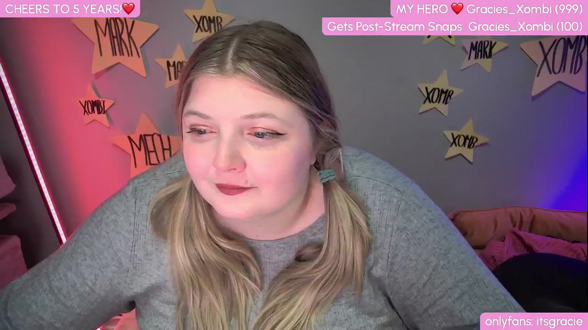 Gallery image thumbnail from Gracie's myfreecams stream on, 01/20/2025, 24:01 image 10 of 20