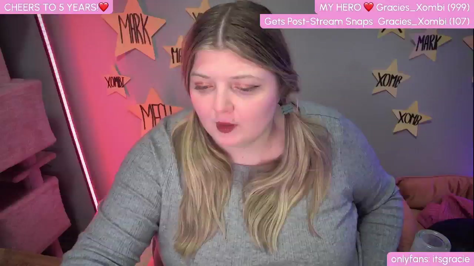 Gallery image thumbnail from Gracie's myfreecams stream on, 01/20/2025, 24:01 image 18 of 20