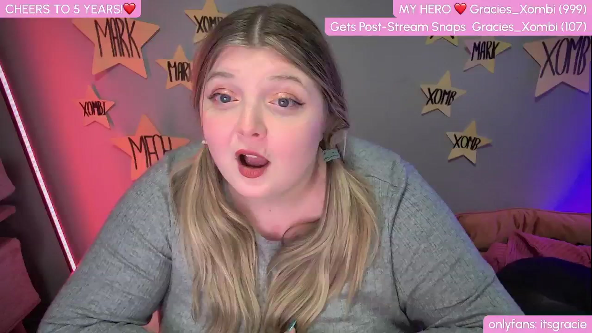 Gallery image thumbnail from Gracie's myfreecams stream on, 01/20/2025, 24:01 image 15 of 20
