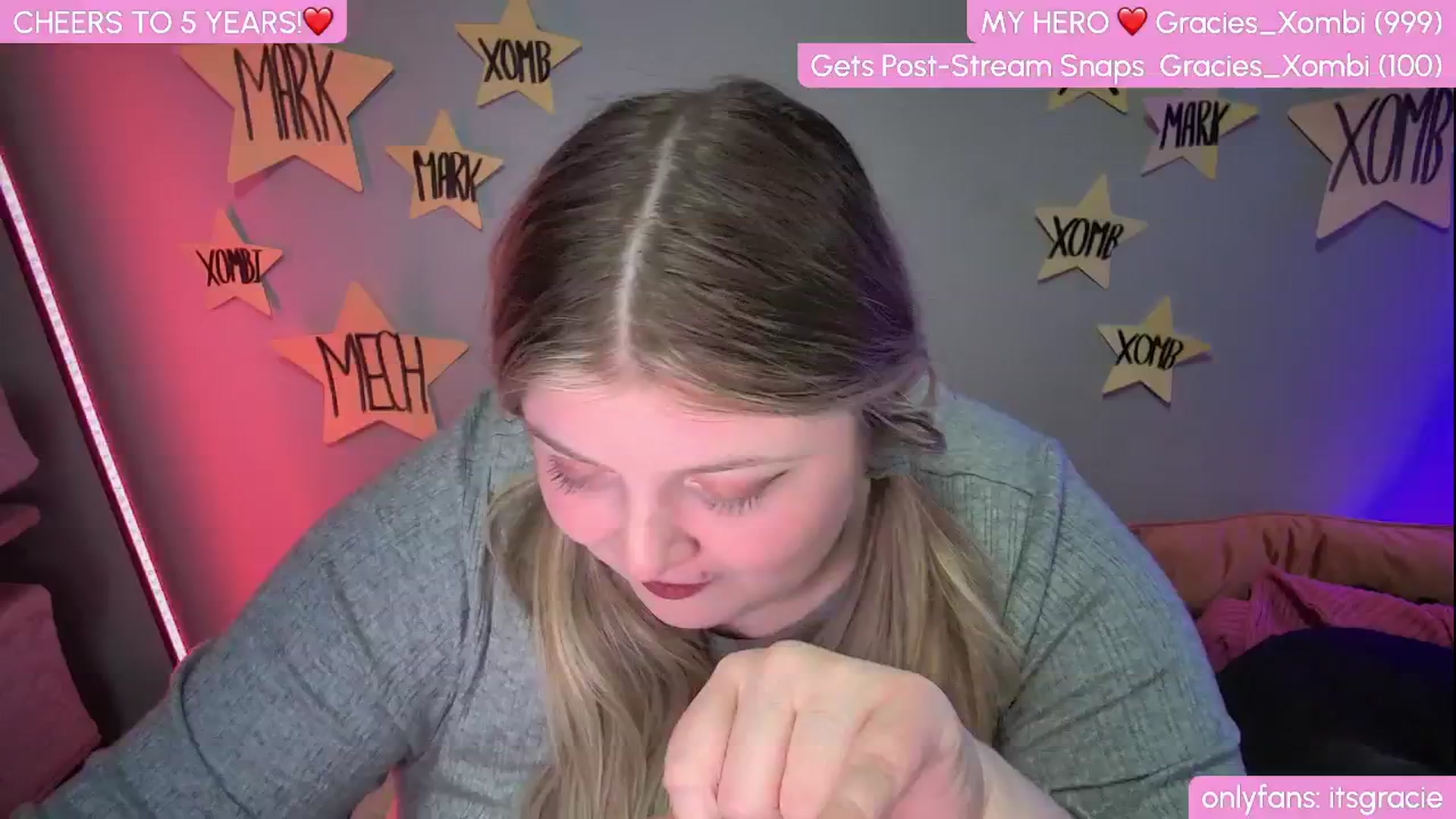 Gallery image thumbnail from Gracie's myfreecams stream on, 01/20/2025, 24:01 image 7 of 20