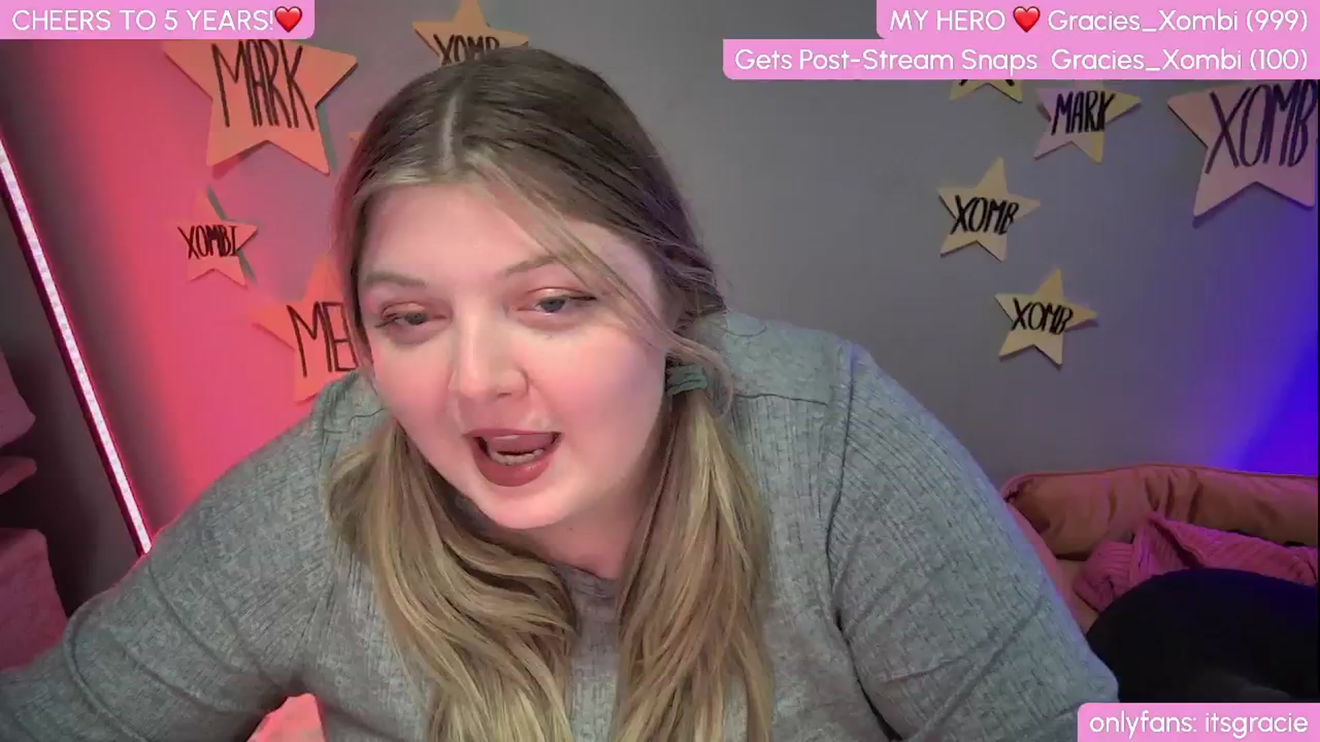 Gallery image thumbnail from Gracie's myfreecams stream on, 01/20/2025, 24:01 image 9 of 20