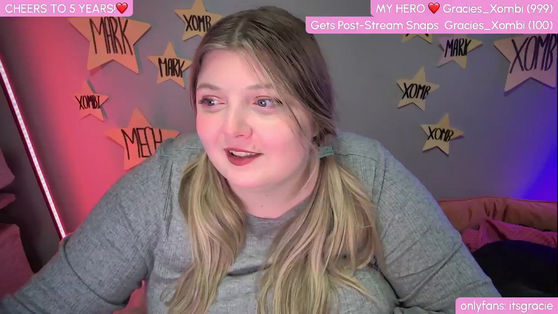 Gallery image thumbnail from Gracie's myfreecams stream on, 01/20/2025, 24:01 image 6 of 20