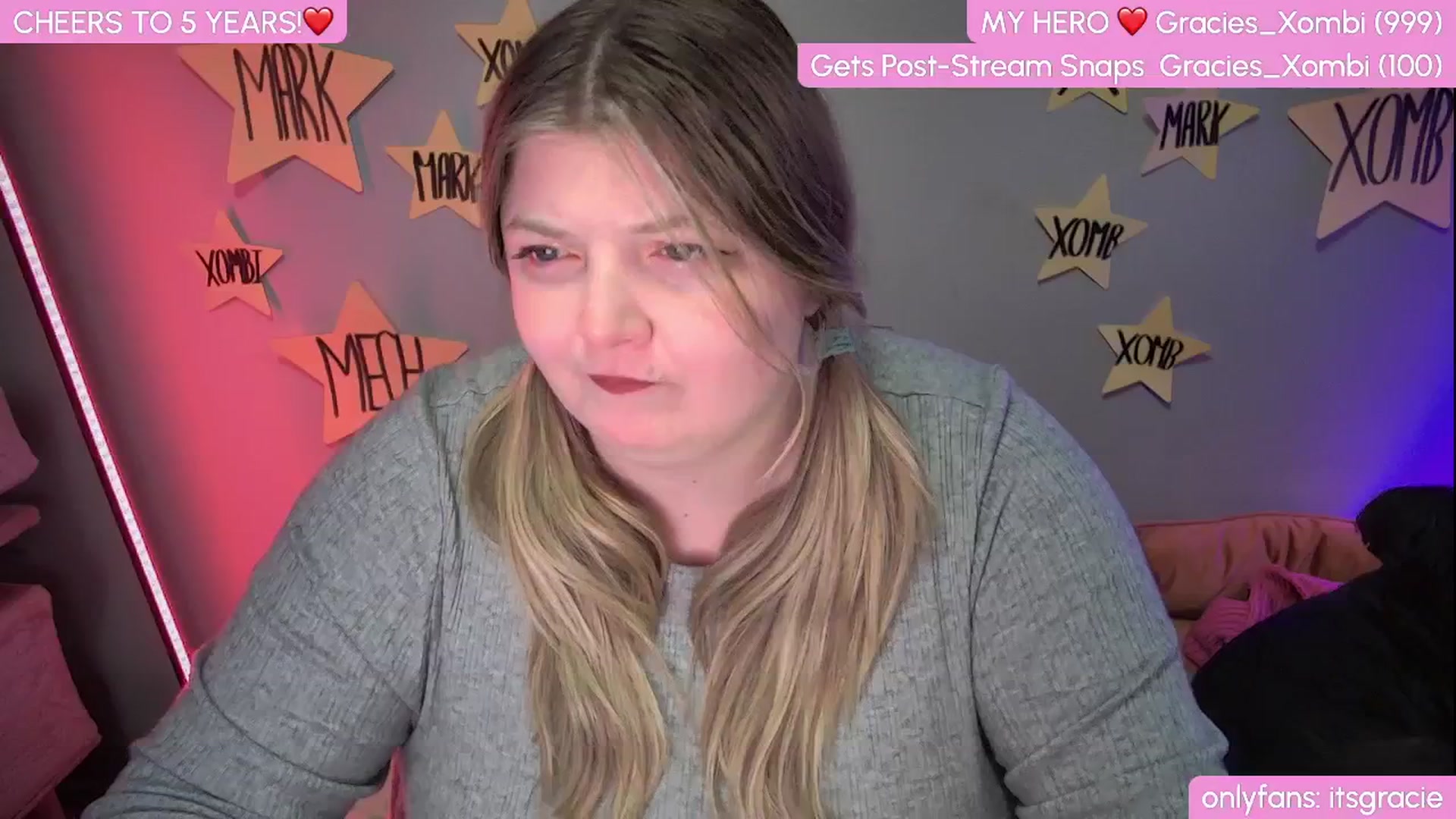 Gallery image thumbnail from Gracie's myfreecams stream on, 01/20/2025, 24:01 image 2 of 20