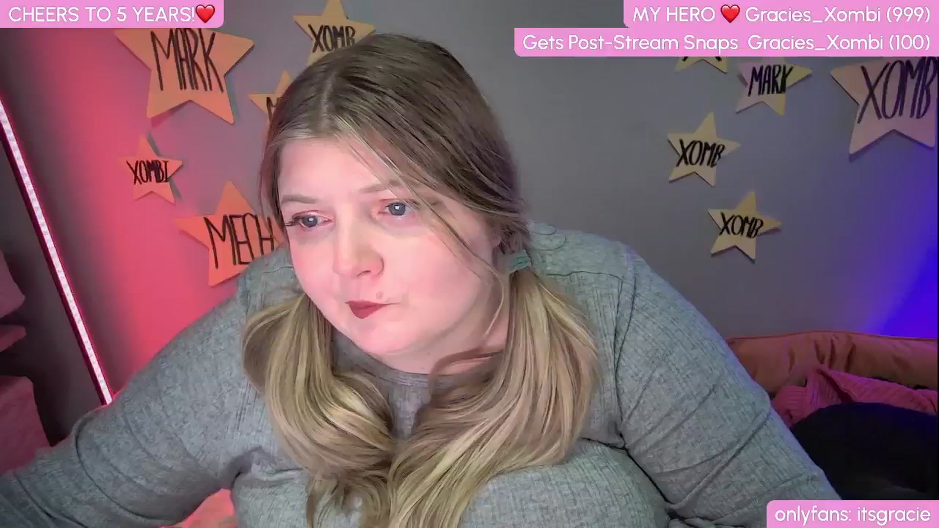 Gallery image thumbnail from Gracie's myfreecams stream on, 01/20/2025, 24:01 image 4 of 20