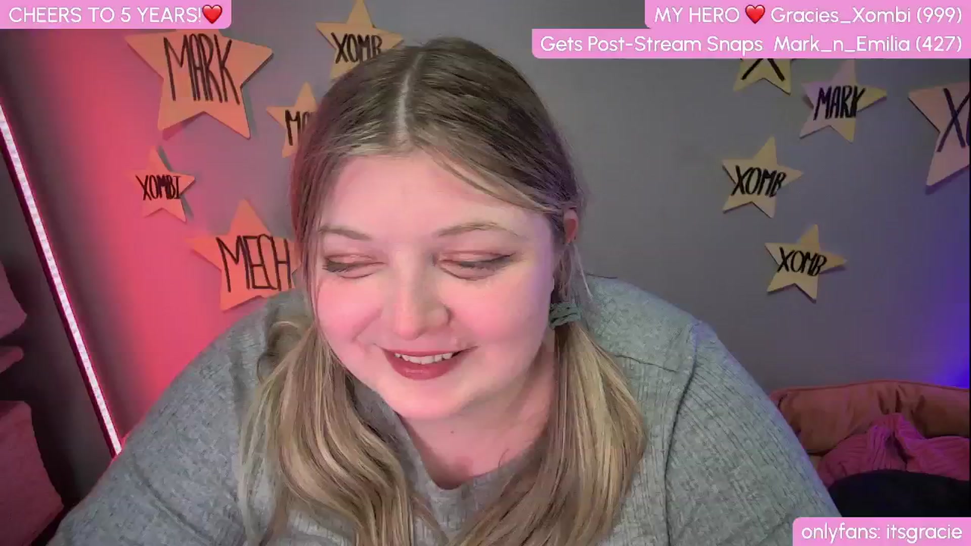Gallery image thumbnail from Gracie's myfreecams stream on, 01/20/2025, 01:32 image 9 of 20