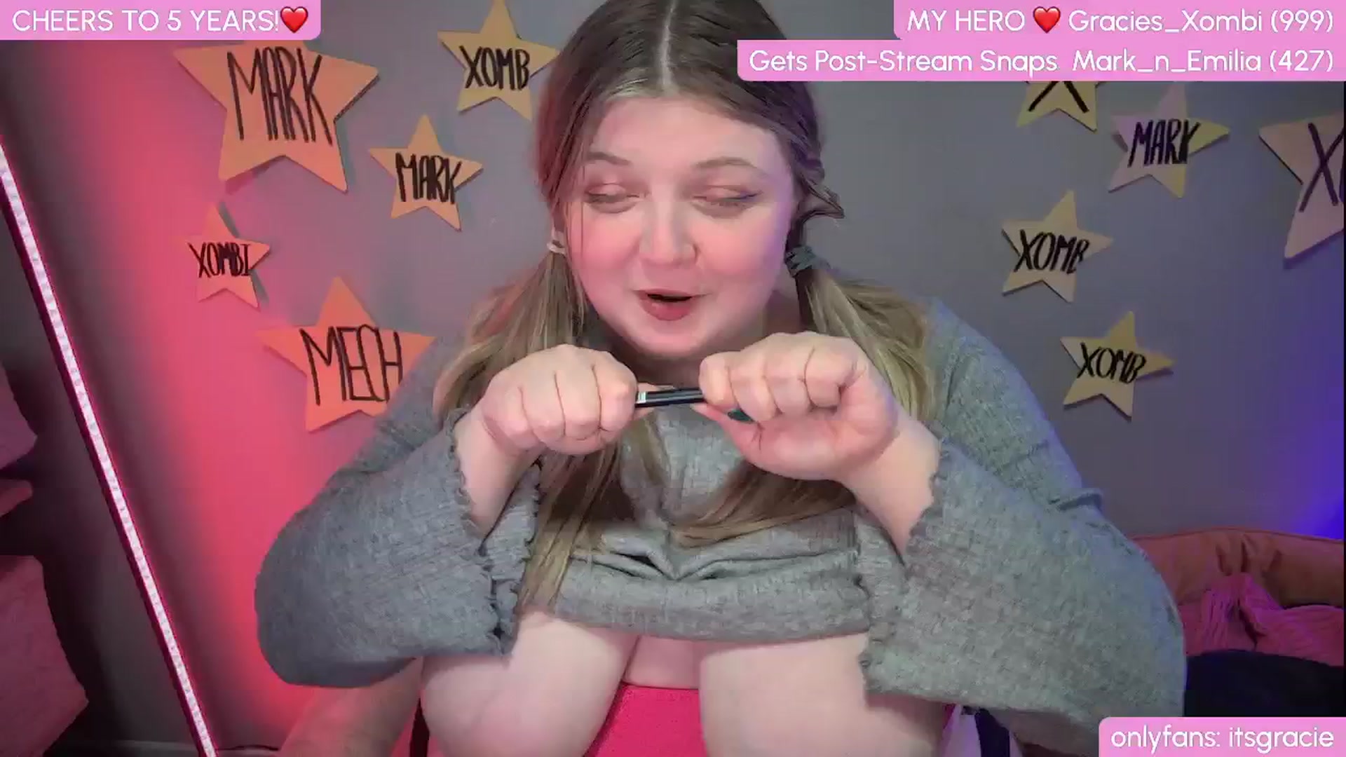 Gallery image thumbnail from Gracie's myfreecams stream on, 01/20/2025, 01:32 image 2 of 20