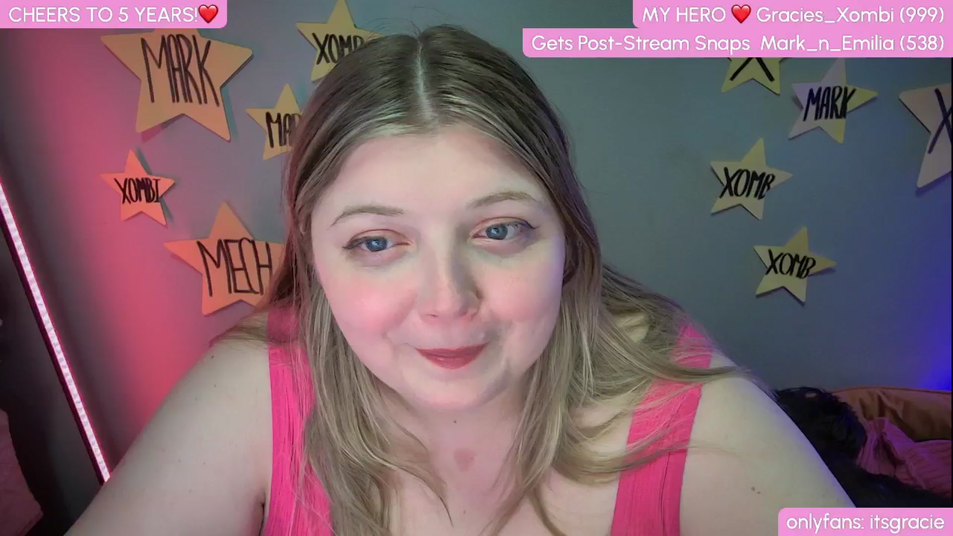 Gallery image thumbnail from Gracie's myfreecams stream on, 01/20/2025, 01:32 image 18 of 20