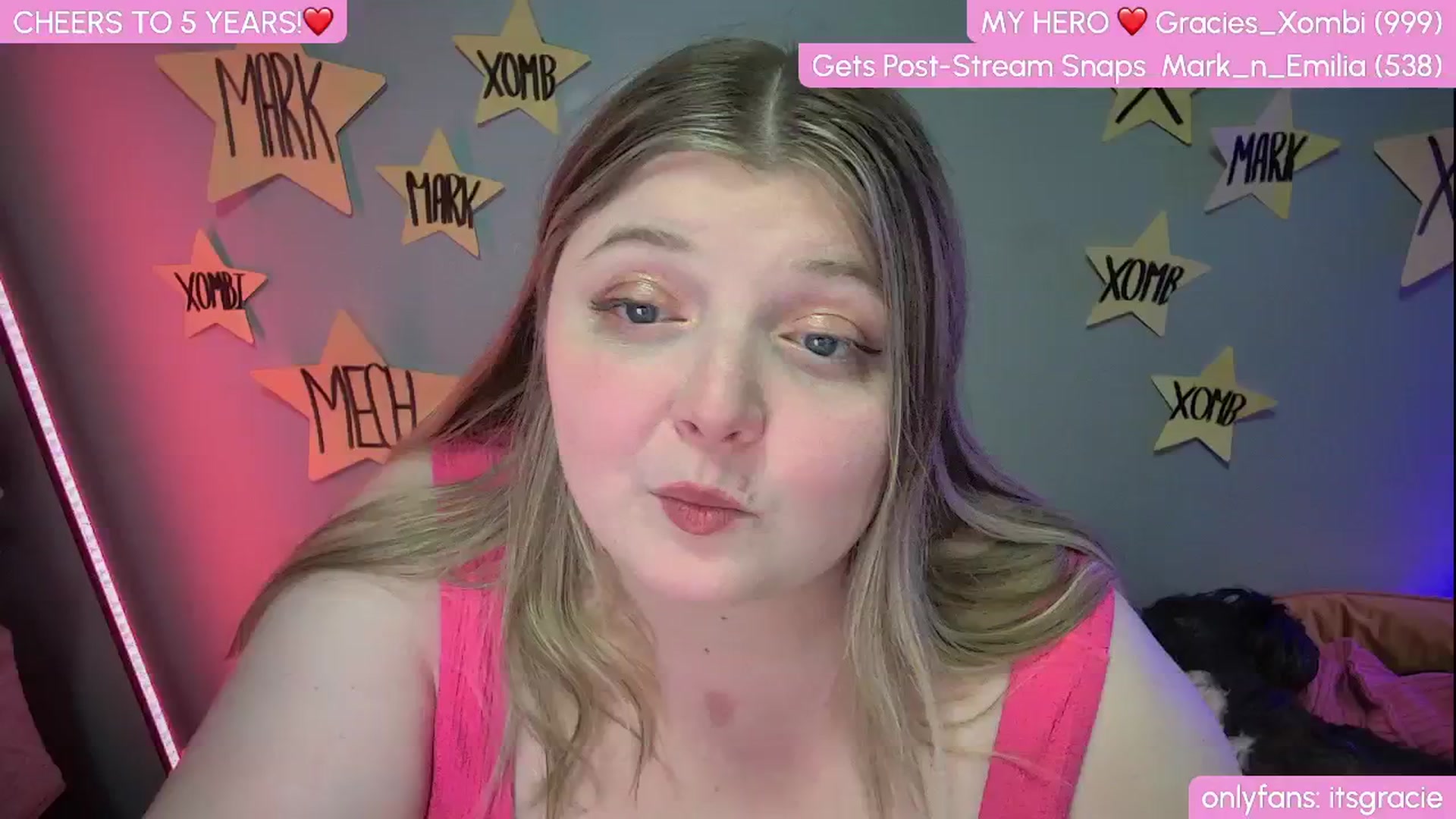 Gallery image thumbnail from Gracie's myfreecams stream on, 01/20/2025, 01:32 image 16 of 20