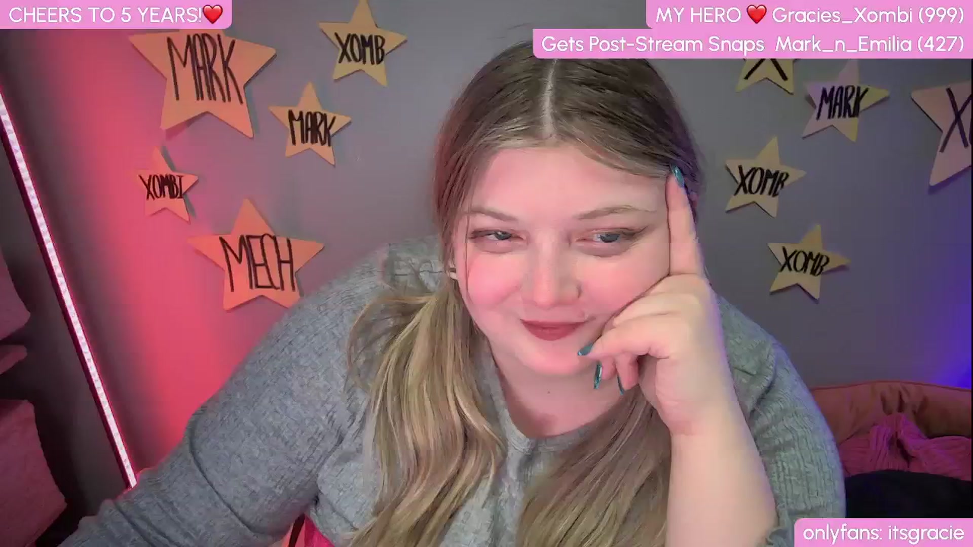 Gallery image thumbnail from Gracie's myfreecams stream on, 01/20/2025, 01:32 image 10 of 20