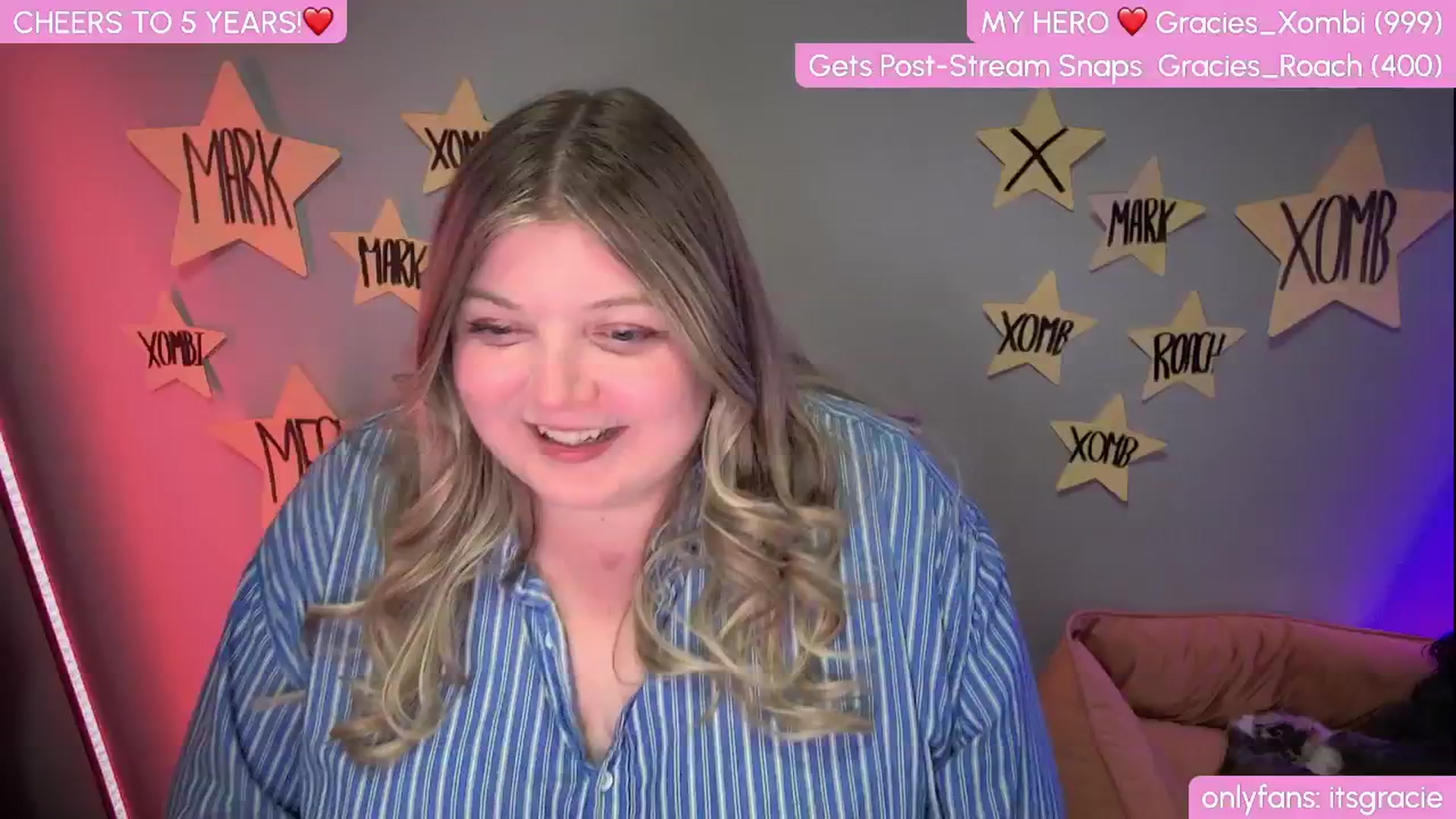 Gallery image thumbnail from Gracie's myfreecams stream on, 01/21/2025, 01:23 image 19 of 20