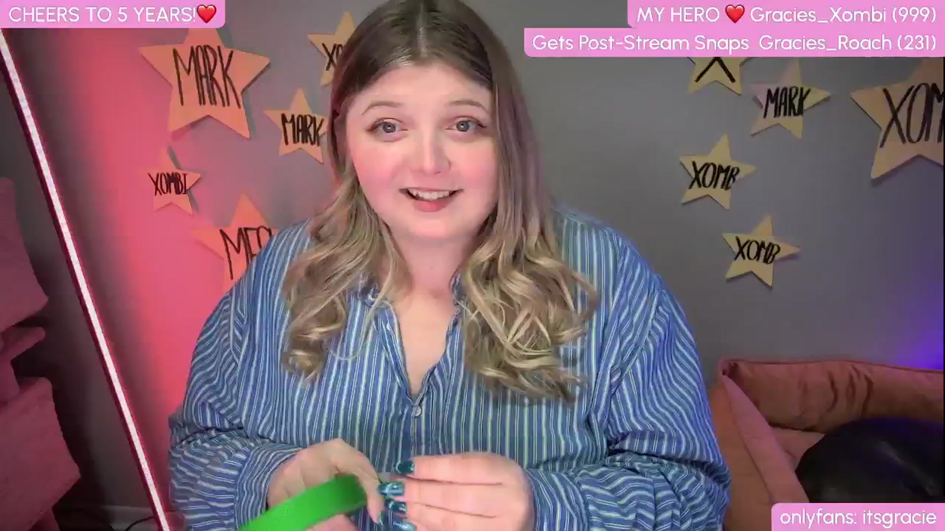 Gallery image thumbnail from Gracie's myfreecams stream on, 01/21/2025, 01:23 image 4 of 20